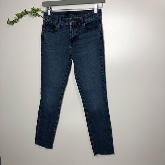 J Brand Jeans Skinny Crop Ankle Raw Hem - Picture 2 of 12